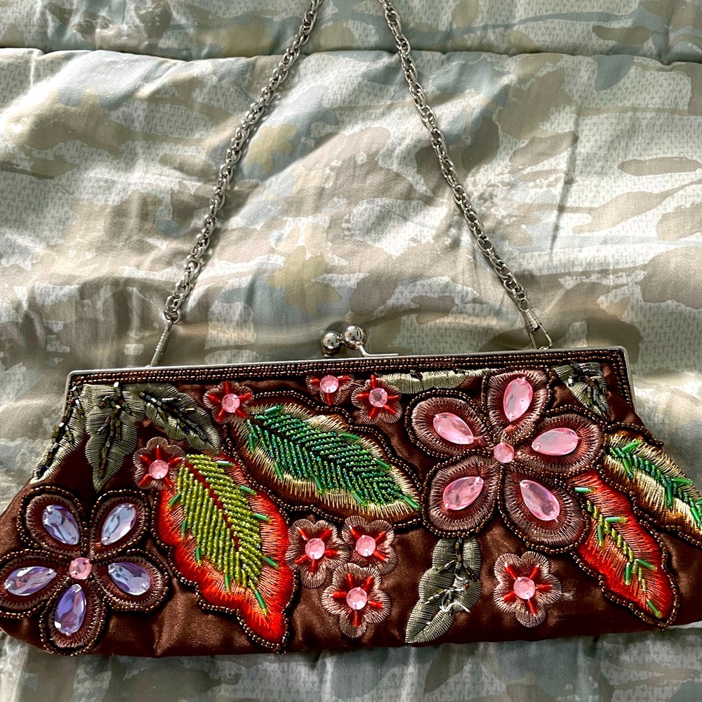 Vintage beaded clutch